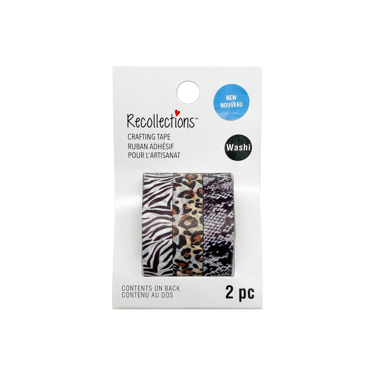 12 Packs: 3 ct. (36 total) Animal Skin Washi Tape by Recollections™